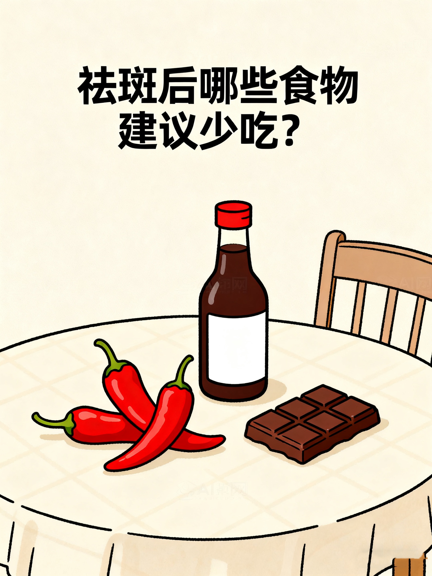 祛斑后绝不能吃的食物(医院激光祛斑多少钱一次)